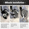 APLMAN Angle Grinder Tool ,6Amp Motor Driver, Metal Grinder 4-1/2 inch 10500RPM For Fast Stock Adjustable Side Handle