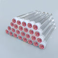 50pcs Reusable Eyelash Brush Tube Eye Lash Brush Eyebrow Brush Resin Drill Replaceable Mascara Wand Brushes Dust-proof