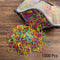 1000PCS Disposable Rubber Band Hairband For Children  Ponytail Hairs Ties Colourful Elastic Hair Bands Baby Hair Accessories