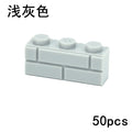 Thick Wall Figures Bricks Compatible 98283 15533 DIY 1x2 1x3 1x4 1+2 Dots Building Blocks Educational House Contruction Toys