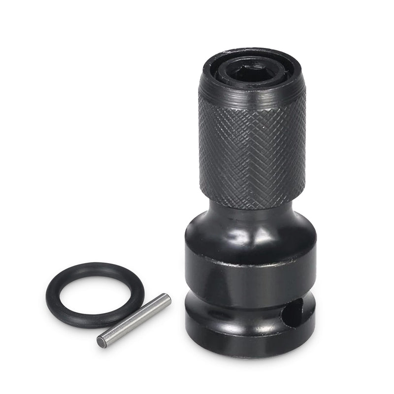 Universal Adaptive Wrench Adapter Socket Ratchet Torque Wrench Adapter 1/2 Inch Square to 1/4 Inch Hex Ratchet Socket Converter