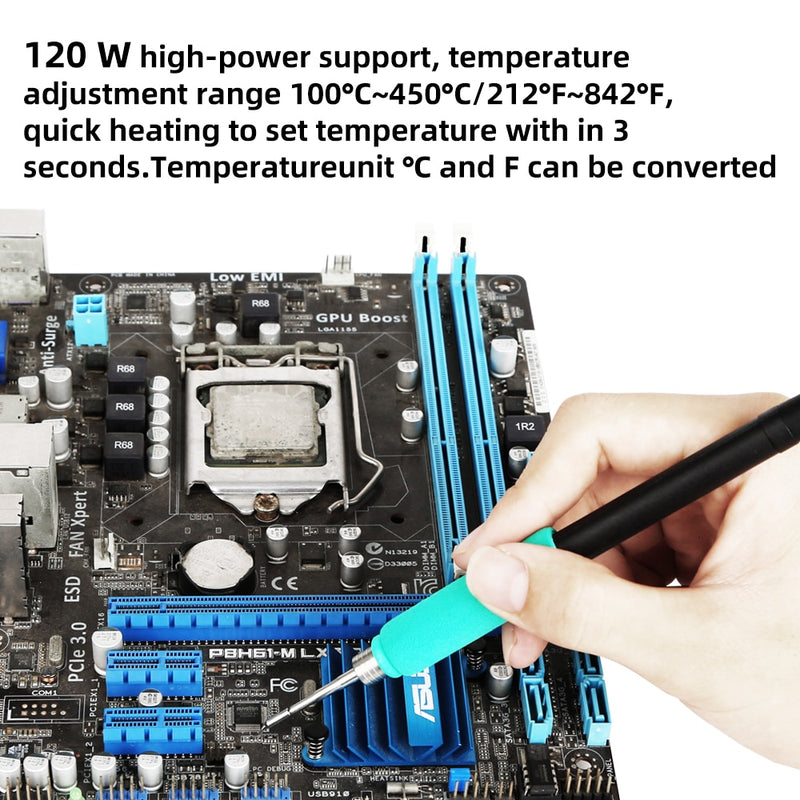 SUGON-A9 Soldering Station Compatible JBC Soldering Iron Tips C210/C245/C115 Handle Lead-free Electronic Welding Rework Station