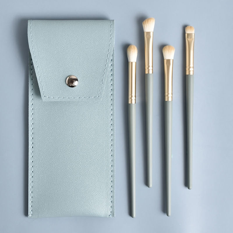 4/6/8Pcs Makeup Brushes Set With Bag Lip Eye Shadow Brush Professional Cosmetic Brushes Kit Travel Mini Makeup Brush beauty tool