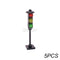 Marumine Traffic Road Sign Light Lamp Block Brick City Street View Accessories Signpost Barrier Speed Limit Indicator Warning