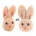 1pc Crochet Bunny Baby Pacifier Clip Chain BPA Free Wooden Beads Appease Soother Chain Clips Newborn Dummy Holder Nipple Clip