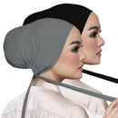 Modal New Soft Under Cap Inner Hijab Cap Stretchy Muslim Women Bandage Underscarf Bonnet Islamic Turban Headband Adjustable