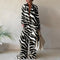 Summer Fashion Printed Loose Long Sleeves Shirts Straight Pants Two Piece Suits New Streetwear Women&
