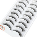 NEW 10 Pairs Natural False Eyelashes Fake Lashes Long Makeup 3d Mink Lashes Extension Eyelash Mink Eyelashes for Beauty 54