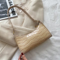 Fashion Exquisite Shopping Bag Retro Casual Women Totes Shoulder Bags Female Leather Solid Color Chain Handbag for Women 2022