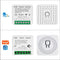 Wifi Mini Smart Switch 16A DIY Light Switches 2 Way Wireless Smart Home with Tuya Smart Life EweLink Alexa Alice Google Home