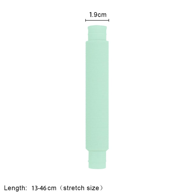 Pop Tube Sensory Toy Fidget Anti Stress Relieve Stretch Bellows Children Multicolor Squeeze Folding Pipe Autism ADHD Anxiety Toy