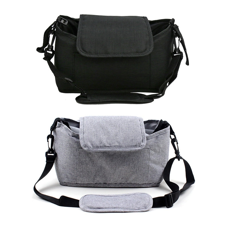 2 Baby Stroller Organizer Bag Mummy Diaper Bag Hook Baby Carriage Large Capacity Travel Wet Bags Stroller Accessories Cup Holder