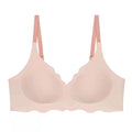 No Trace Top Women&#39;s Underwear No Steel Ring Pure Desire Comfortable Upper Support Sling Adjustable Beauty Back Bra Thin Section
