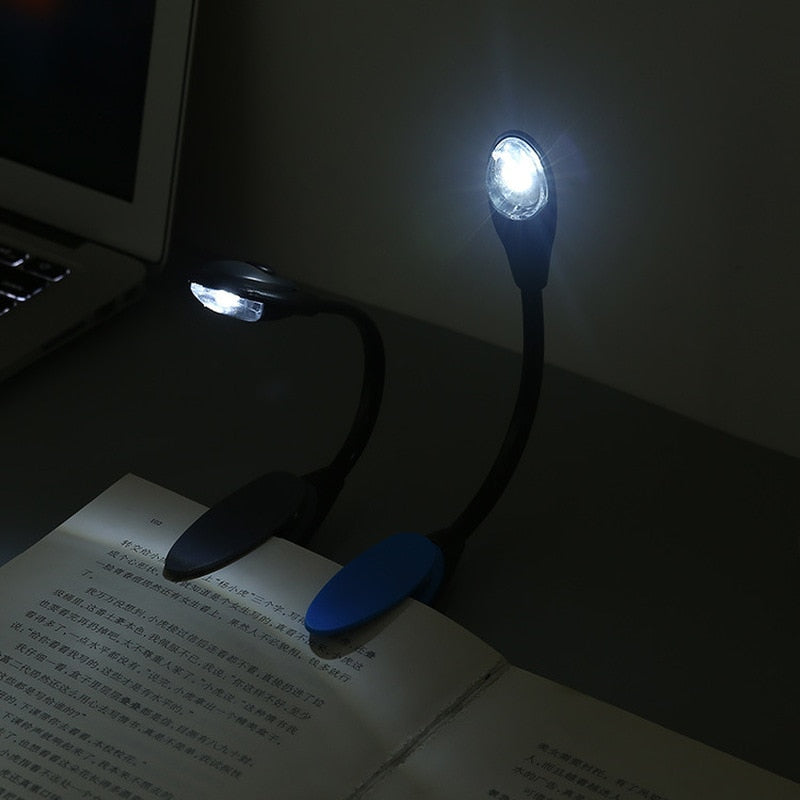 Adjustment Book Light LED Mini Portable Reading Night Light Flexible Easy Clip Eye Protection Travel Lamp Student Stationary