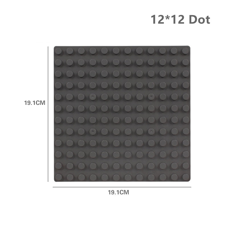 5 Sizes Big Building Plastic Blocks Base Plates Assembly Figures Comptatible Large Bricks Classic Baseplates Children Kids Toys