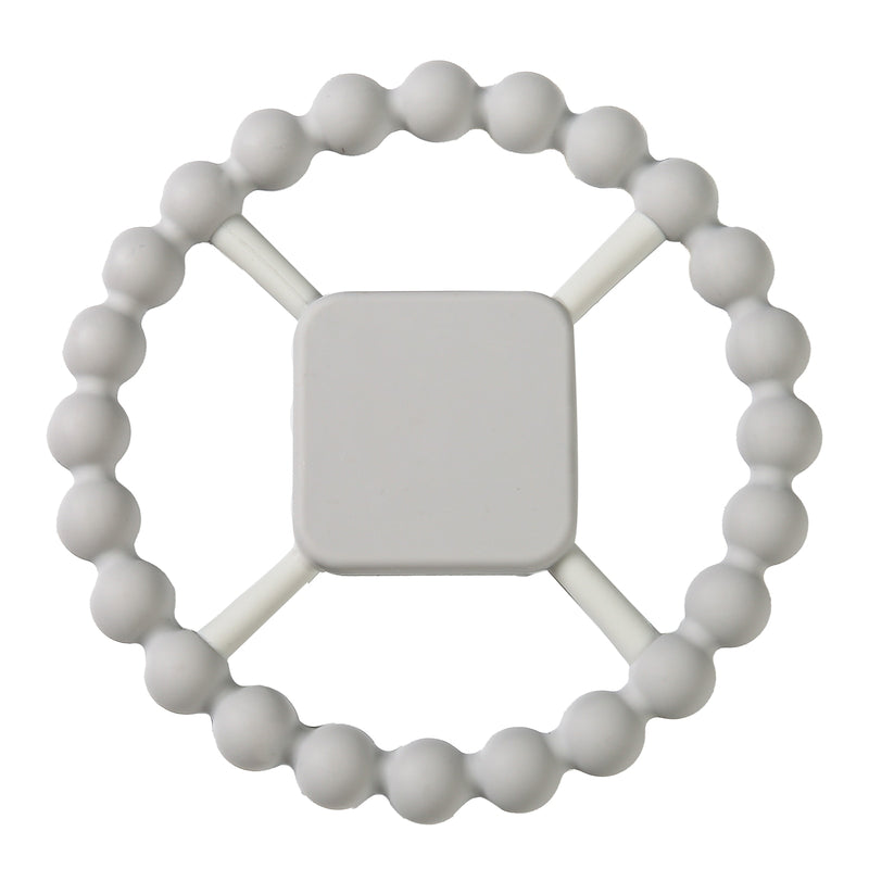 1pc Baby Teether Silicone Bracelet BPA Free  Cute Animal Silicone Pendant Wood Ring  Teething Rattle for Baby Accessories Toys
