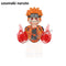 Naruto Sasuke Kakashi Akatsuki bricks Building Blocks Anime cartoon Mini Action Figures Heads Assembly Toys kids Christma Gifts