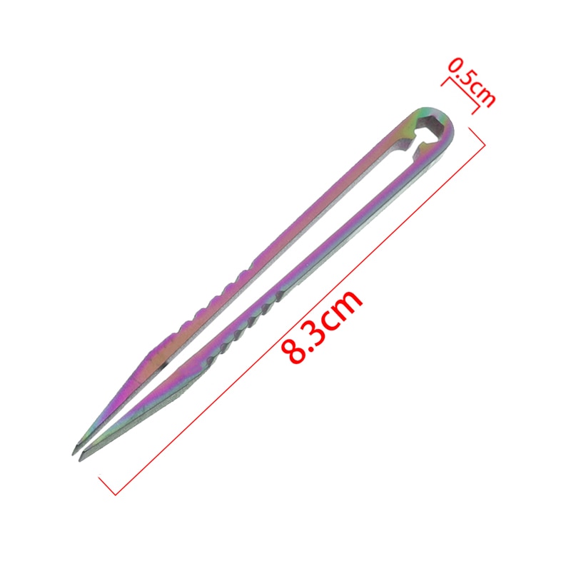 Titanium tweezer clamp pick up clip precise grip fish bone grab splinter hair removal Eyelash remover Eyebrow plier makeup tool