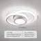 Small Modern LED Ceiling Light 2 Rings Creative Design Ceiling Lamp Indoor Lighting Fixtures Hallway Balcony Aisle Office Lustre