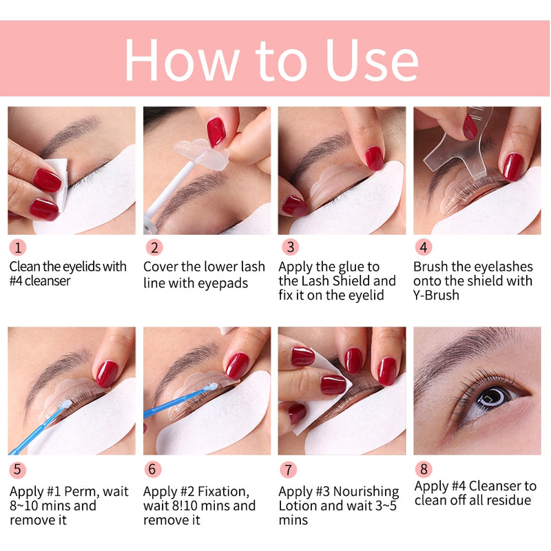 ICONSIGN Lash Lift Upgrade Version Lash Lift Kit Lash Perm Eyelash Enhancer Lash Lifting Set Eye Makeup Tools Dropshipping