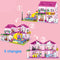 Friends City House Summer Holiday Villa Castle Building Blocks Sets Figures Swimming Pool DIY Toys for Kids Girls Christmas Gift
