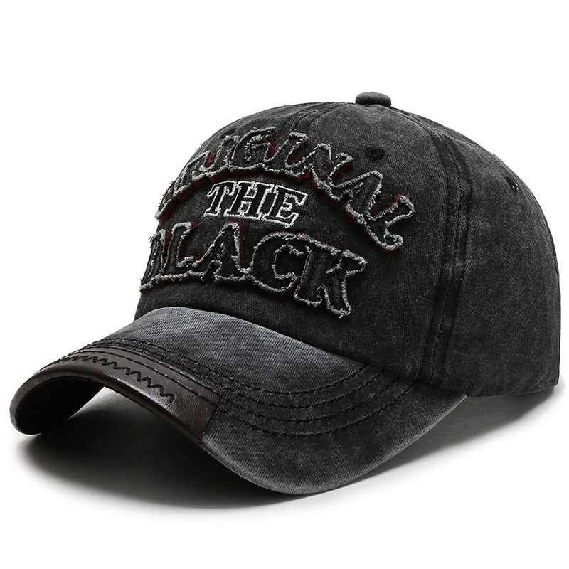 Retro Letter Embroidery Baseball Caps 2022 New Spring Summer Men Women Cotton Adjustable Casual Hat Hip Hop Streetwear Sun Hats