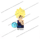 KT1007 KT1009 KT1011 KT1020 KF6142 Dragon Ball Z Goku Vegeta Trunks Kuririn Mini Action toy Figures Kids Assemble dolls Gifts