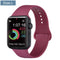 Silicone Bracelet Band For Apple Watch Strap 8 7 6 5 4 3 2 SE 42MM 38MM 44MM 40MM Strap For iWatch 41MM 45MM Smart Watch correa