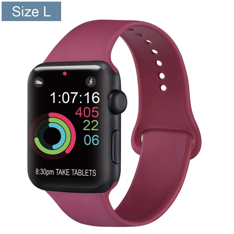 Silicone Bracelet Band For Apple Watch Strap 8 7 6 5 4 3 2 SE 42MM 38MM 44MM 40MM Strap For iWatch 41MM 45MM Smart Watch correa
