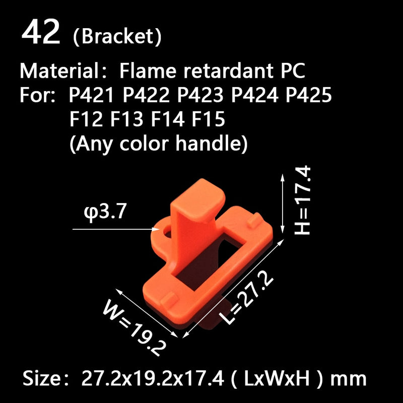 Mini Fast Wire Cable Connectors Universal Compact Conductor Spring Splicing Wiring Connector Push-in Terminal Block P421 F12