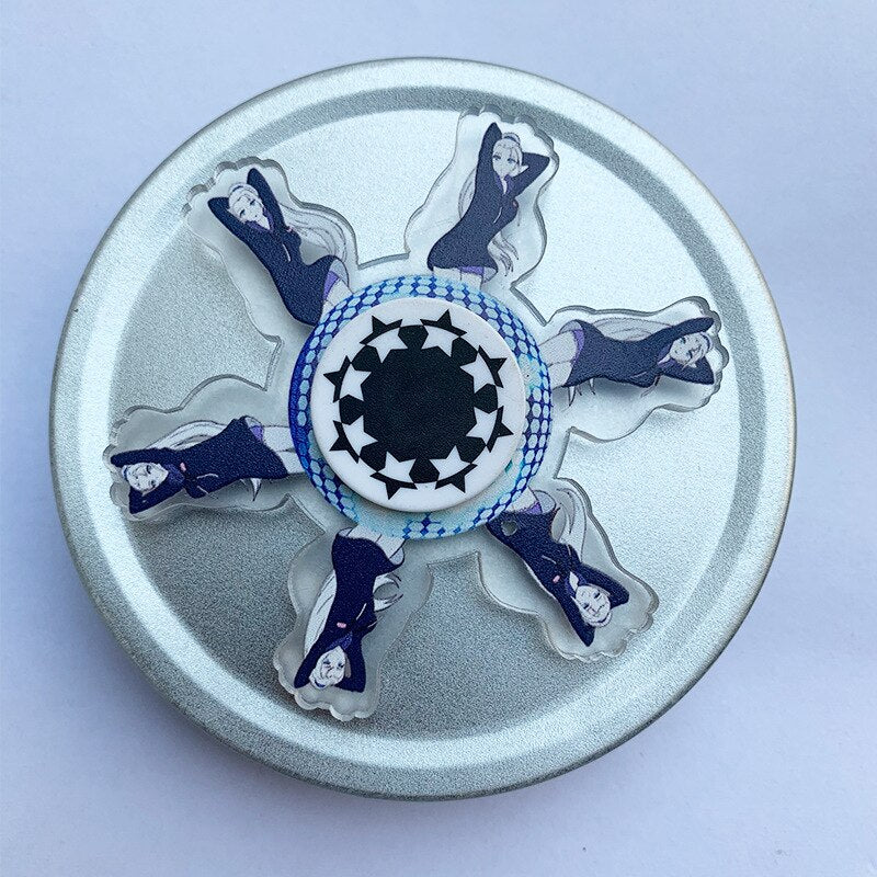 Whirling Running Animation Fidget Spinner Gyro Cartoon Anime Running Dynamic Hand Spinner for Children Adult Stress Relief Toys
