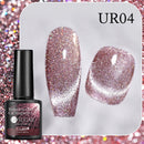 UR SUGAR Sparkling Gel Nail Polish Reflective Glitter Nail Gel Semi Permanent Nail Art Varnish For Manicures Need Base Top Coat