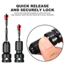 Universal Adaptive Wrench Adapter Socket Ratchet Torque Wrench Adapter 1/2 Inch Square to 1/4 Inch Hex Ratchet Socket Converter