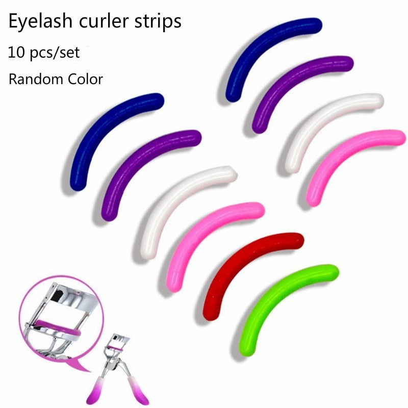 1 Pc Handle Eyelash Curler Natural Bending Beautiful Eyelash Beauty Special Professional Makeup Tools 7 Colour