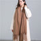 2022 New Women Plaid Scarf Winter Pashmina Shawls Cashmere Thick Wraps Lady Tassel Warm Scarves Rainbow Hairy Bufanda