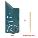 Woodworking Tools Carpentry Scribe Mark Line Gauge T-Type CrossOut Carpenter Angle Ruler Precision Measurement Manual Work Tools