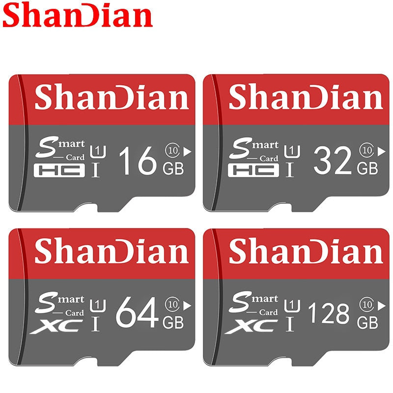 ShanDian Original Smart High quality 64GB Class 10 Memory Card SmartSD 16GB 32GB TF Card SmartSDHC/SDXC for Smartphone/Tablet PC