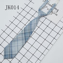 Shirt Necktie Women College Style JK Plaid Uniform  Detachable Collars Removable Ties Apparel Accessories галстук женский