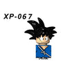 KT1007 KT1009 KT1011 KT1020 KF6142 Dragon Ball Z Goku Vegeta Trunks Kuririn Mini Action toy Figures Kids Assemble dolls Gifts