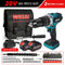 WOSAI 20V Brushless Electric Drill 20 Torque 115NM Cordless Screwdriver Li-ion Battery Electric Power Screwdriver Drill