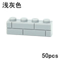Thick Wall Figures Bricks Compatible 98283 15533 DIY 1x2 1x3 1x4 1+2 Dots Building Blocks Educational House Contruction Toys