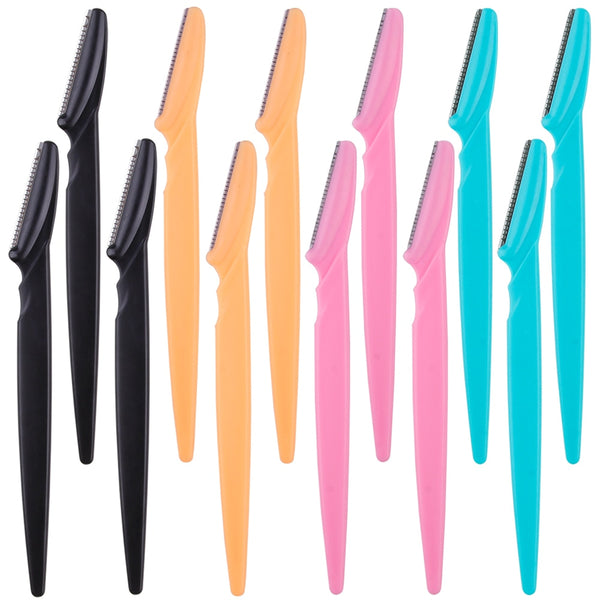 3/4/10Pcs Eyebrow Trimmer Safe Facial Blades Shaping Knife Eye Brow Shaver Face Hair Removal Razor Blades Woman Makeup Tools
