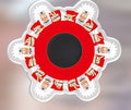 Cartoon Anime Ninjas Fidget Spinner Top 3D Dynamic Running Gyroscope Kawaii Stress Relief  Kid Decompression Toys Fingertip Gyro