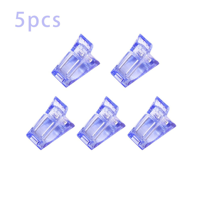 Acrylic Nail Clip Transparent Gel Quick Building Nail Tips Clips Fingernail Extension UV Clamps Manicure Art Builder Tools Set