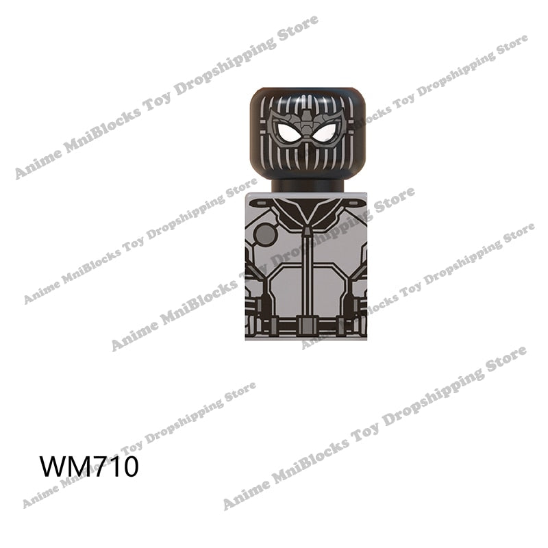 WM blocks 6052 6055 6056 6061 6063 6068 6071 6132 Disney anime bricks mini action toy figures Assemble blocks kids toys gifts