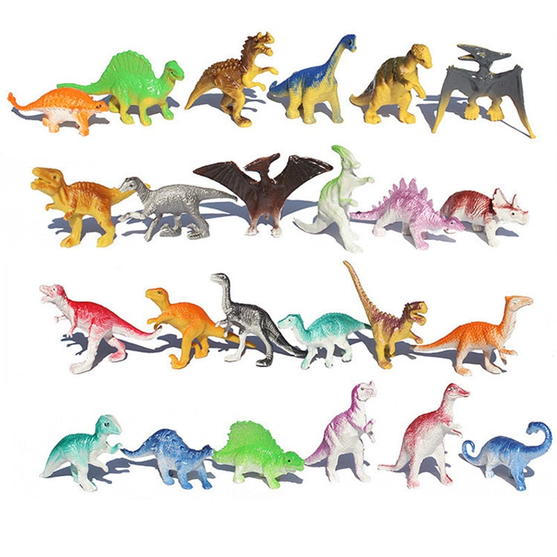 39pcs/lot Mini Dinosaur Model Children&