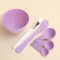 6pcs DIY Mask Bowl Mixing Brush Makeup Tool Set 4 In1 Beauty Skin Care with Brush Mixed Stir Spatula Stick Measuring Spoon Kit