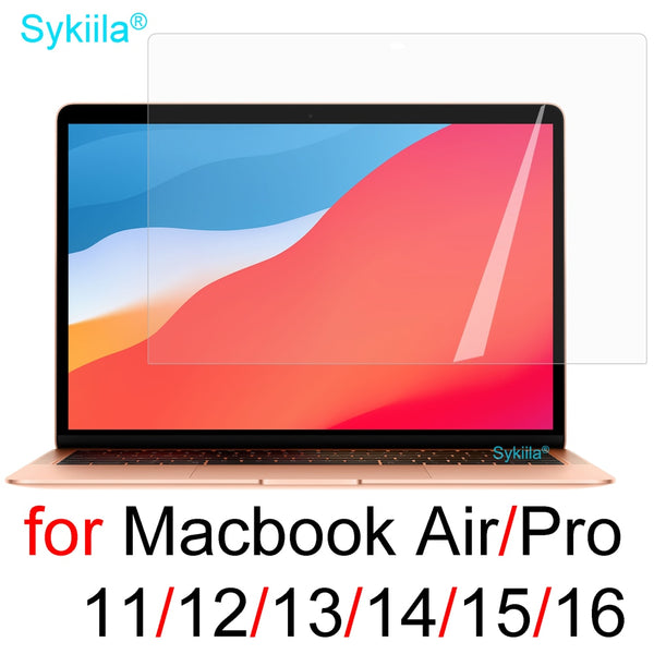 Screen Protector for MacBook Air 13 M1 M2 Pro 13 14 15 16 Bar Max 11 12 Cover Skin HD Film Soft Guard A2681 A2337 A2338 A2442 ID