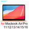Screen Protector for MacBook Air 13 M1 M2 Pro 13 14 15 16 Bar Max 11 12 Cover Skin HD Film Soft Guard A2681 A2337 A2338 A2442 ID
