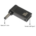 100W USB Type C to Dc Power Jack Connector USB C to Universal Laptop Power Adapter Plug Converter for Asus Dell Lenovo Notebook